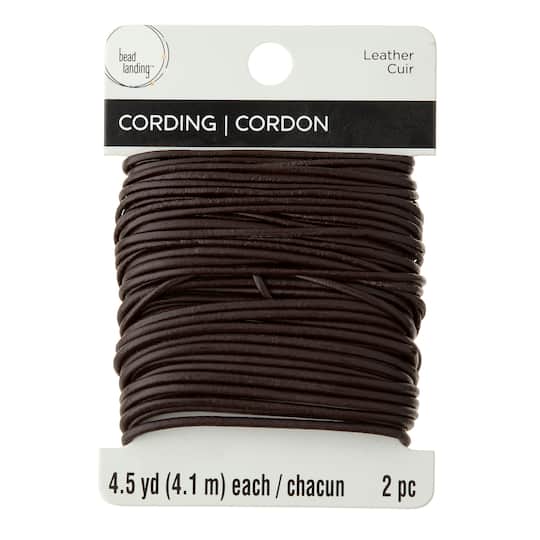 12 Pack: Brown Leather Cording by Bead Landing&#x2122;